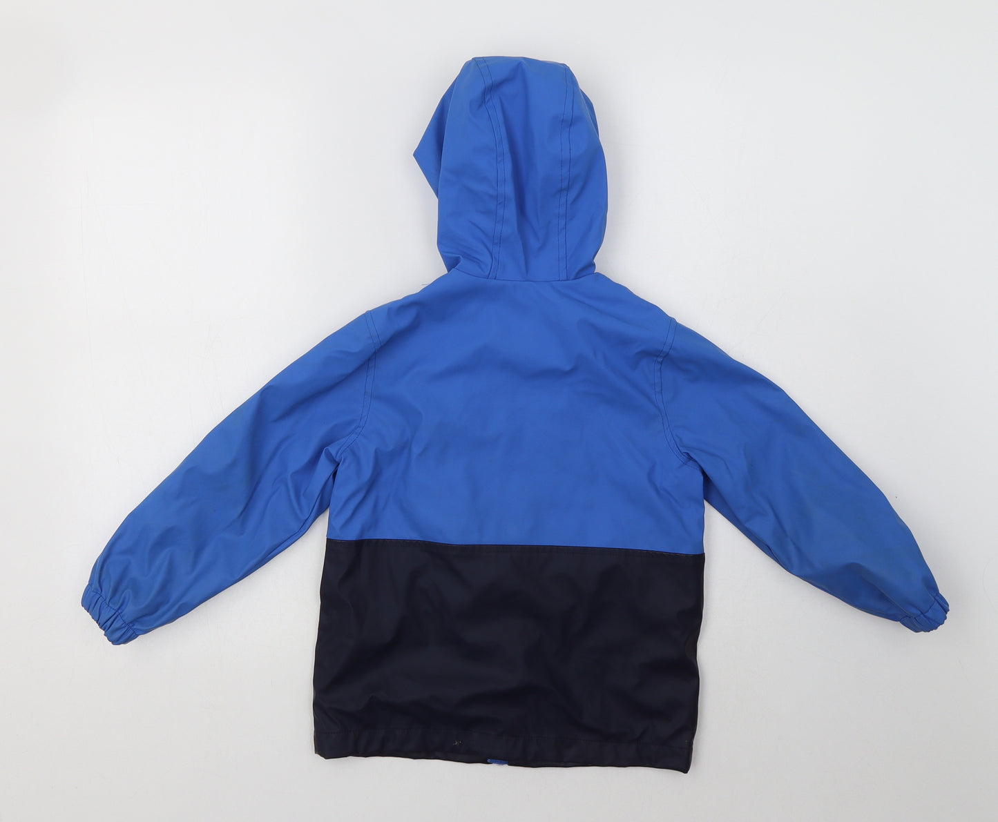 Marks and Spencer Boys Blue   Rain Coat Coat Size 5-6 Years  Zip