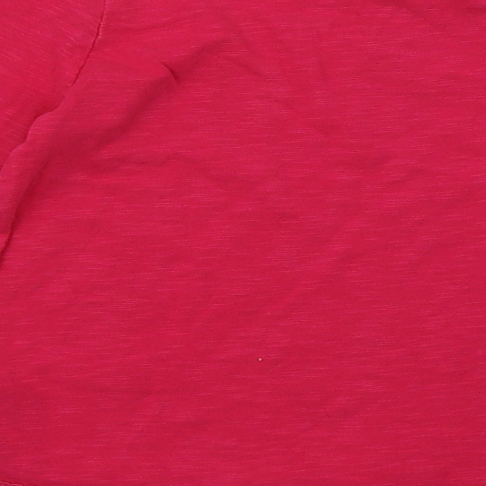 F&F Girls Pink  Cotton Basic Casual Size 6-7 Years Crew Neck Pullover
