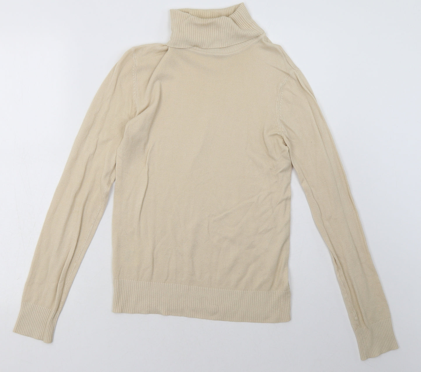 Matalan Womens Beige  Viscose Pullover Sweatshirt Size 12  Pullover