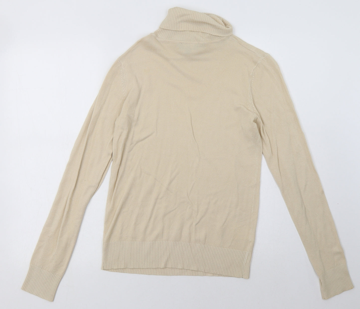 Matalan Womens Beige  Viscose Pullover Sweatshirt Size 12  Pullover