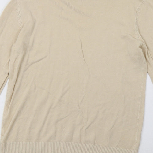 Matalan Womens Beige  Viscose Pullover Sweatshirt Size 12  Pullover