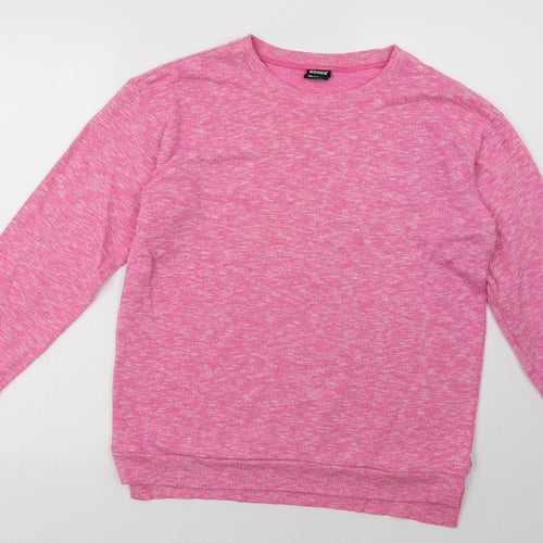 Bonds Womens Pink  Cotton Pullover Sweatshirt Size S  Pullover