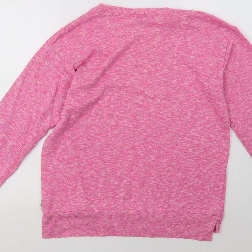 Bonds Womens Pink  Cotton Pullover Sweatshirt Size S  Pullover