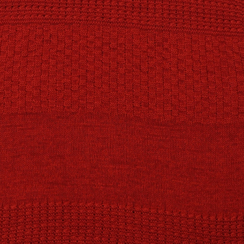 EWM Womens Red  Acrylic Pullover Sweatshirt Size L  Pullover
