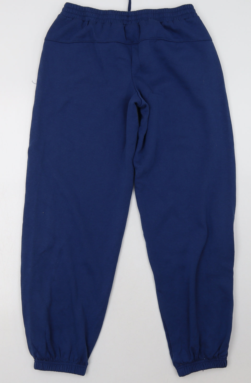 LA Gear Womens Blue  Cotton Jogger Trousers Size 12 L30 in Regular Tie