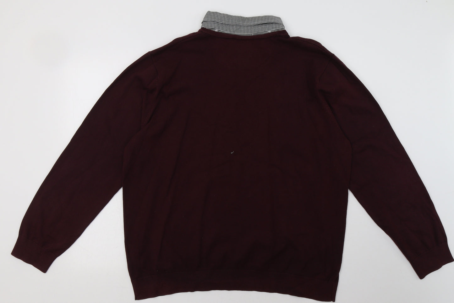 Burton Mens Red  Cotton Pullover Sweatshirt Size 2XL