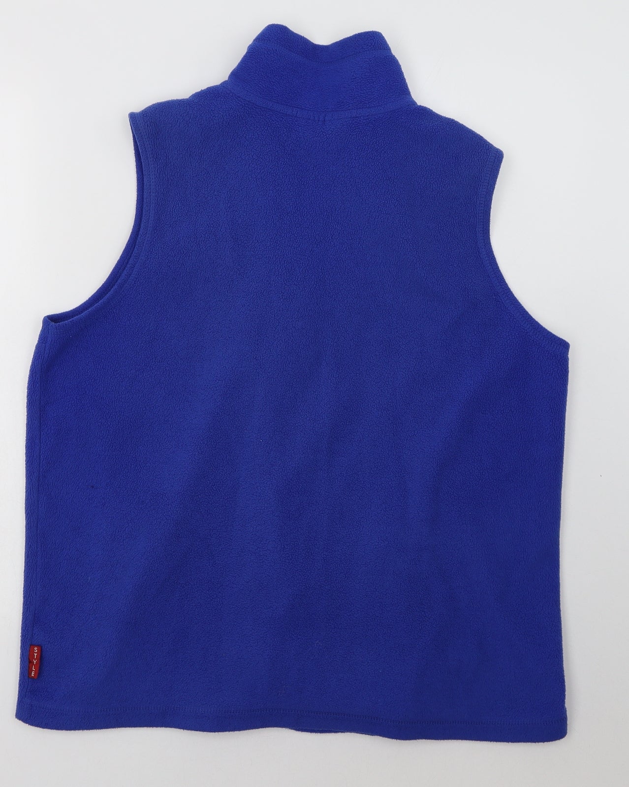 Style Unlimited Womens Blue   Gilet Jacket Size 12  Zip