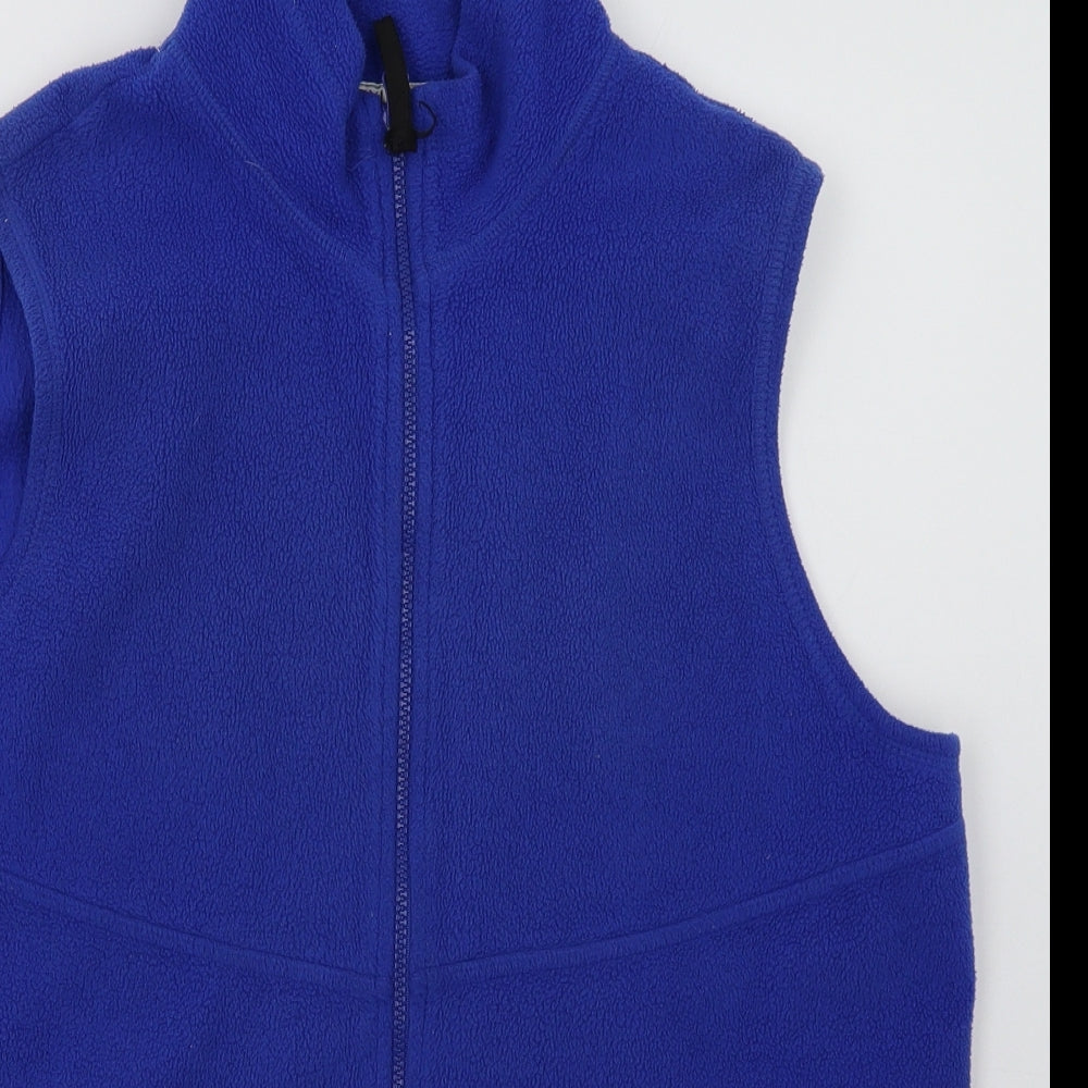 Style Unlimited Womens Blue   Gilet Jacket Size 12  Zip
