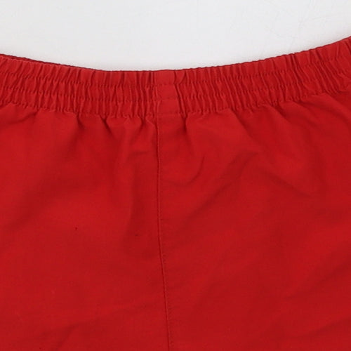 Reebok Boys Red  Polyester Sweat Shorts Size 3-4 Years  Regular  - Liverpool Football Club