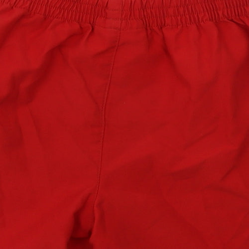 Reebok Boys Red  Polyester Sweat Shorts Size 3-4 Years  Regular  - Liverpool Football Club