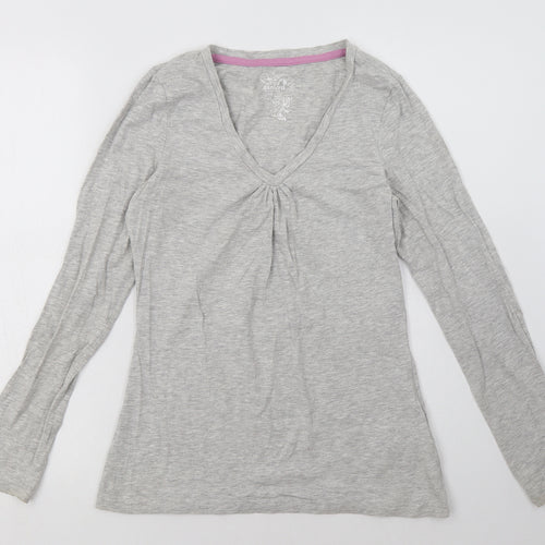 ESMARA Womens Grey  Cotton Pullover Sweatshirt Size 10  Pullover