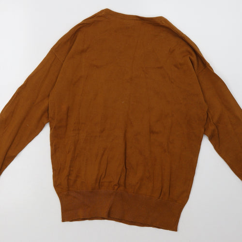 Avenue Womens Brown  Cotton Pullover Sweatshirt Size 10  Pullover