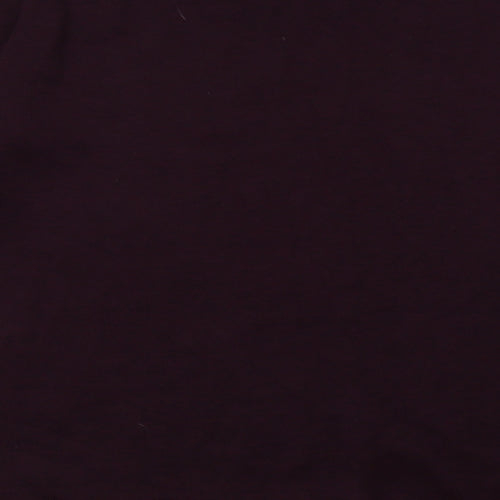 Select Womens Purple  Acrylic Pullover Sweatshirt Size 10  Pullover