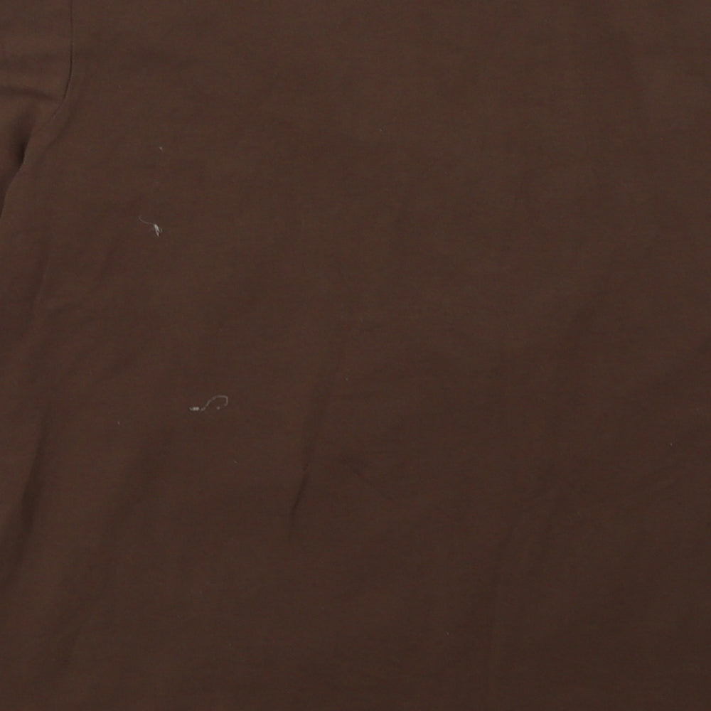 South Womens Brown  Cotton Pullover Sweatshirt Size 18  Pullover