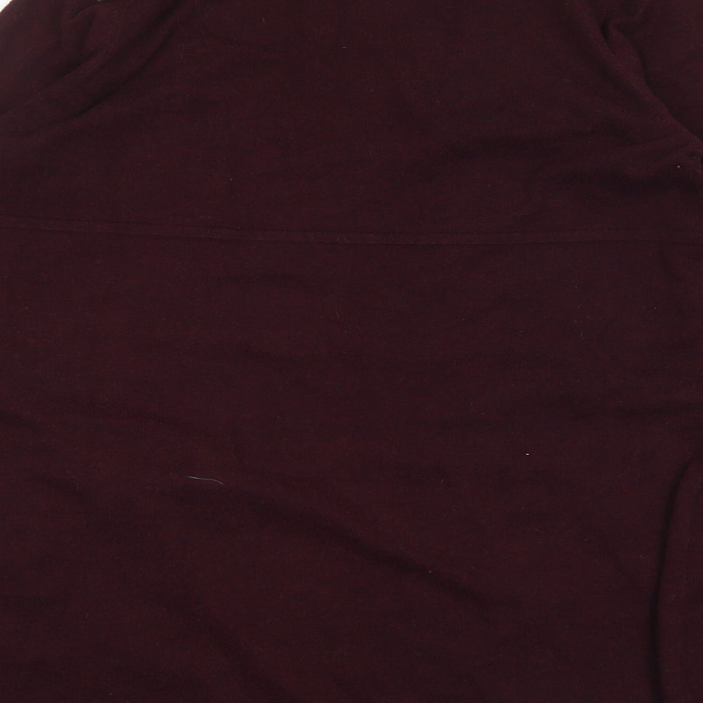 Wallis Womens Purple V-Neck  Nylon Cardigan Jumper Size XL