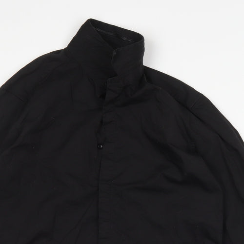 Antony Morato Mens Black  Cotton  Button-Up Size M Collared