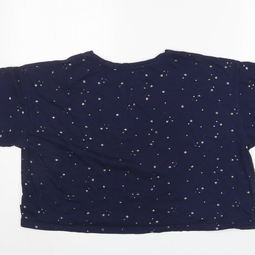 New Look Womens Multicoloured Polka Dot Cotton Top Pyjama Top Size L