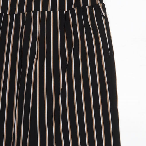 New Look Womens Multicoloured Striped Polyester Jumpsuit One-Piece Size 14 L27 in