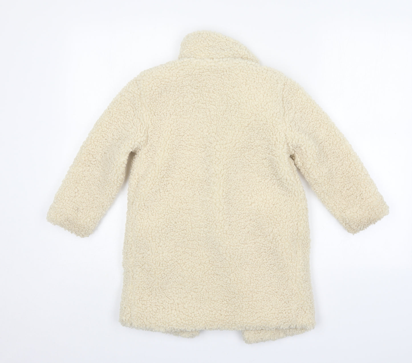 George Girls Beige   Overcoat Coatigan Size 5-6 Years