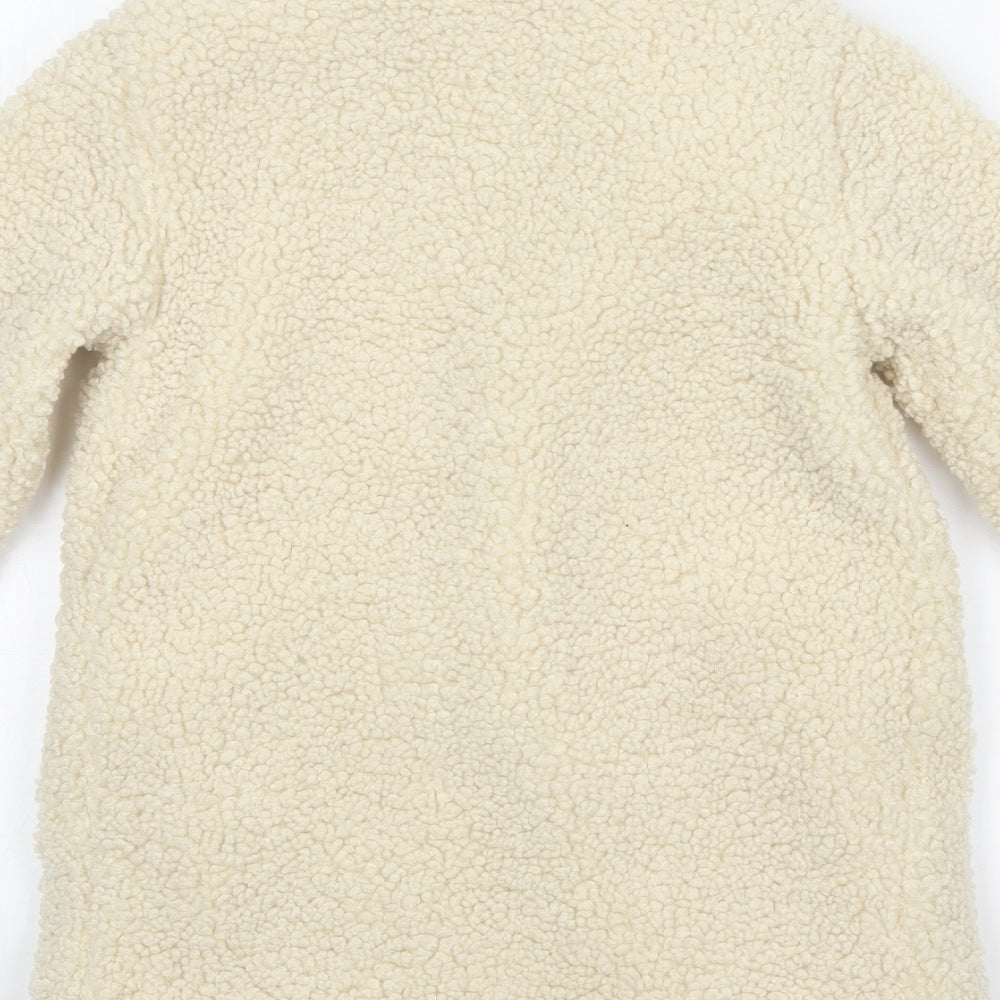 George Girls Beige   Overcoat Coatigan Size 5-6 Years