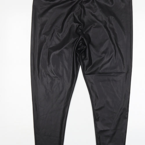 Primark Womens Black  Polyester Jegging Jeans Size XL L28 in Regular