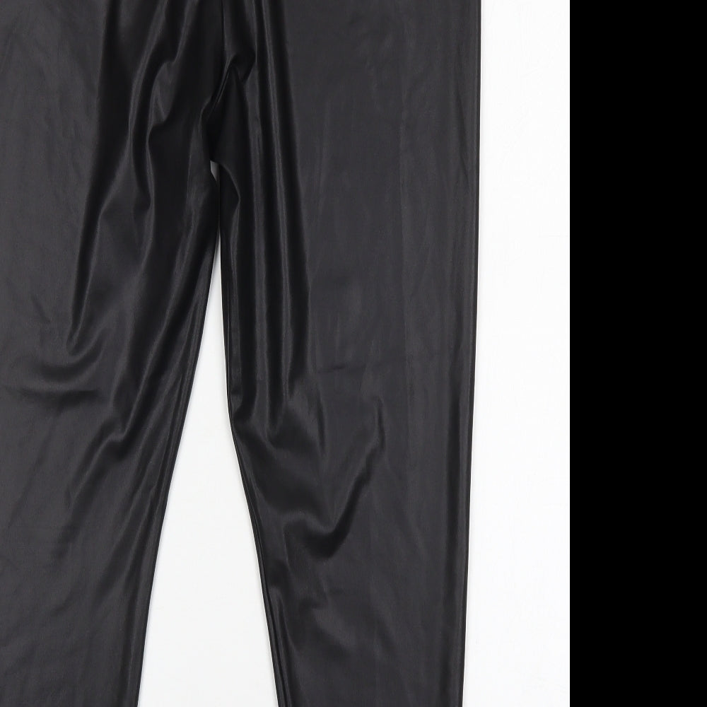 Primark Womens Black  Polyester Jegging Jeans Size XL L28 in Regular