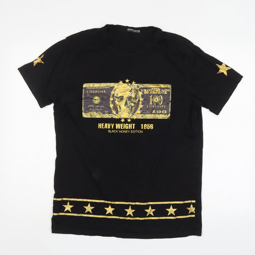 David & Cooper Mens Multicoloured  Cotton  T-Shirt Size XL Round Neck