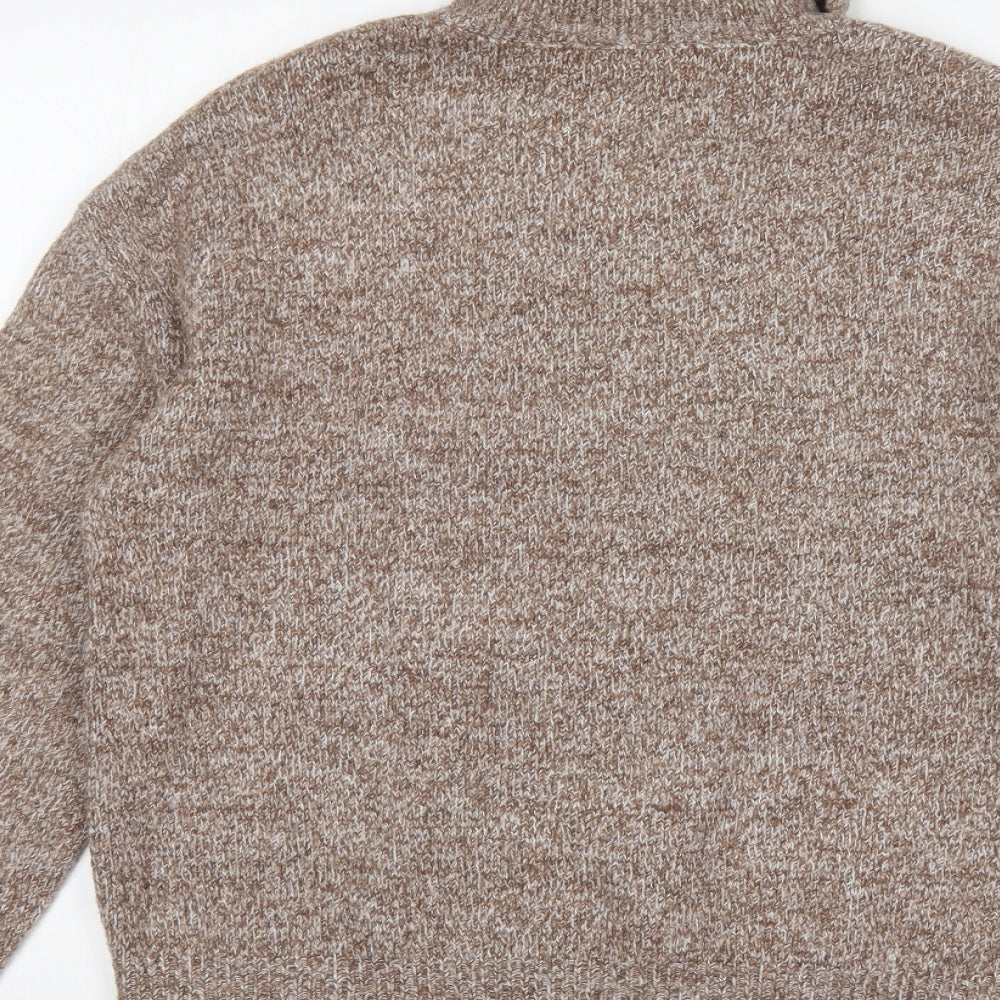 Primark Womens Beige Roll Neck   Pullover Jumper Size S