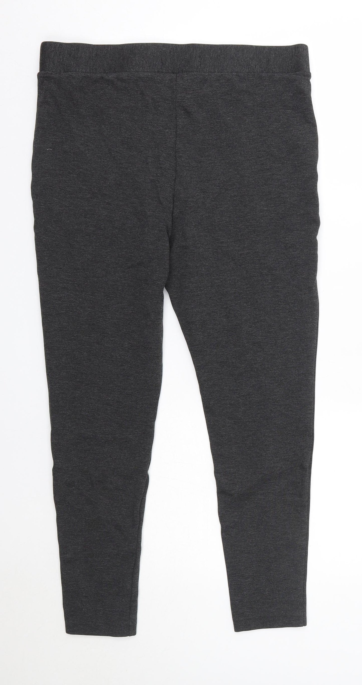 M&S Womens Grey  Viscose Jegging Leggings Size 16 L26 in