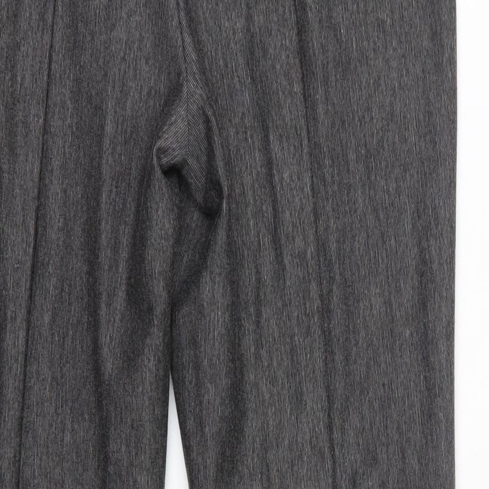BM Womens Grey  Polyester Jegging Leggings Size 14 L28 in   - Stirrup Leggings