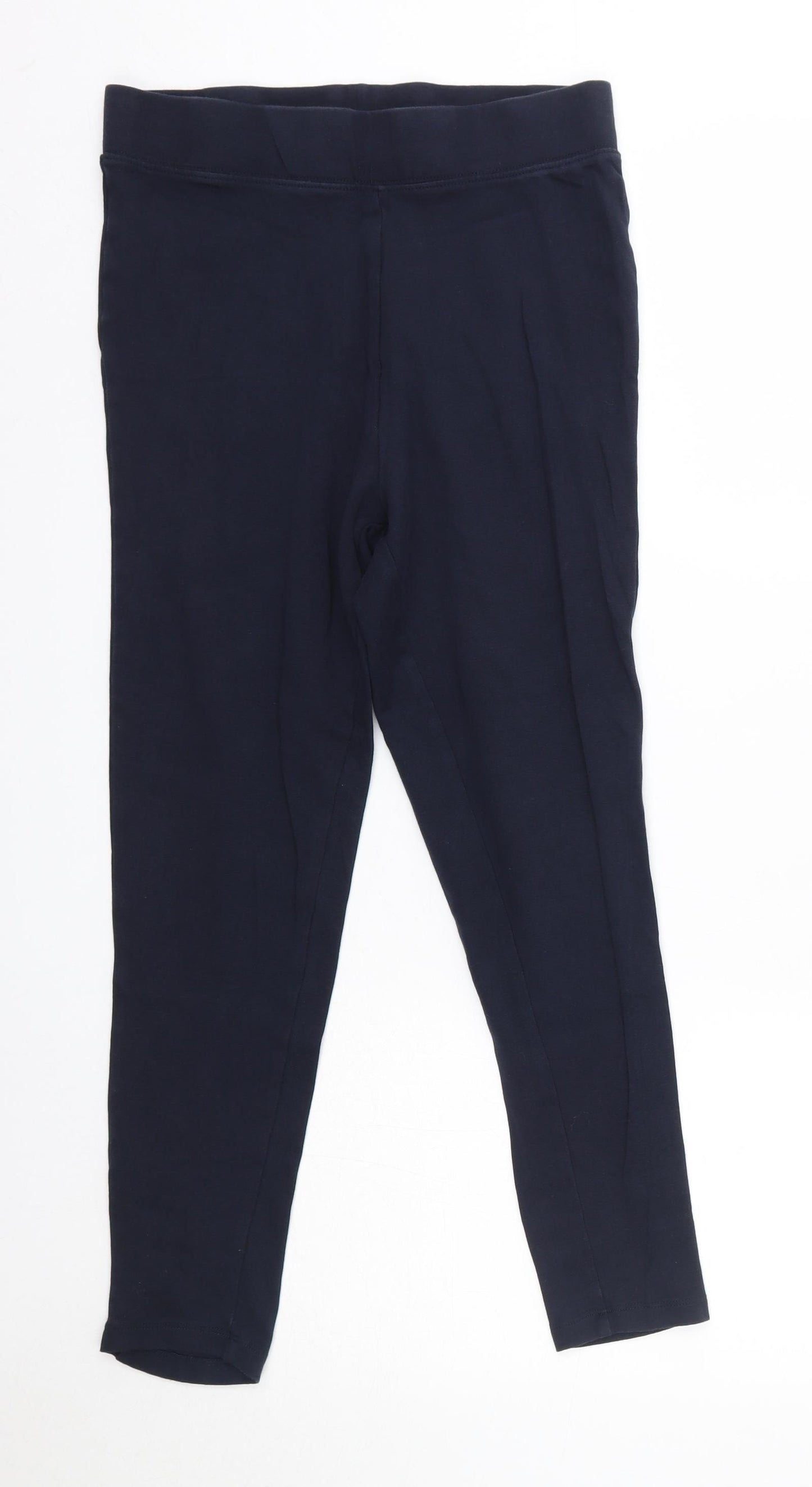 Bonmarché Womens Blue  Cotton Jogger Leggings Size 12 L24 in