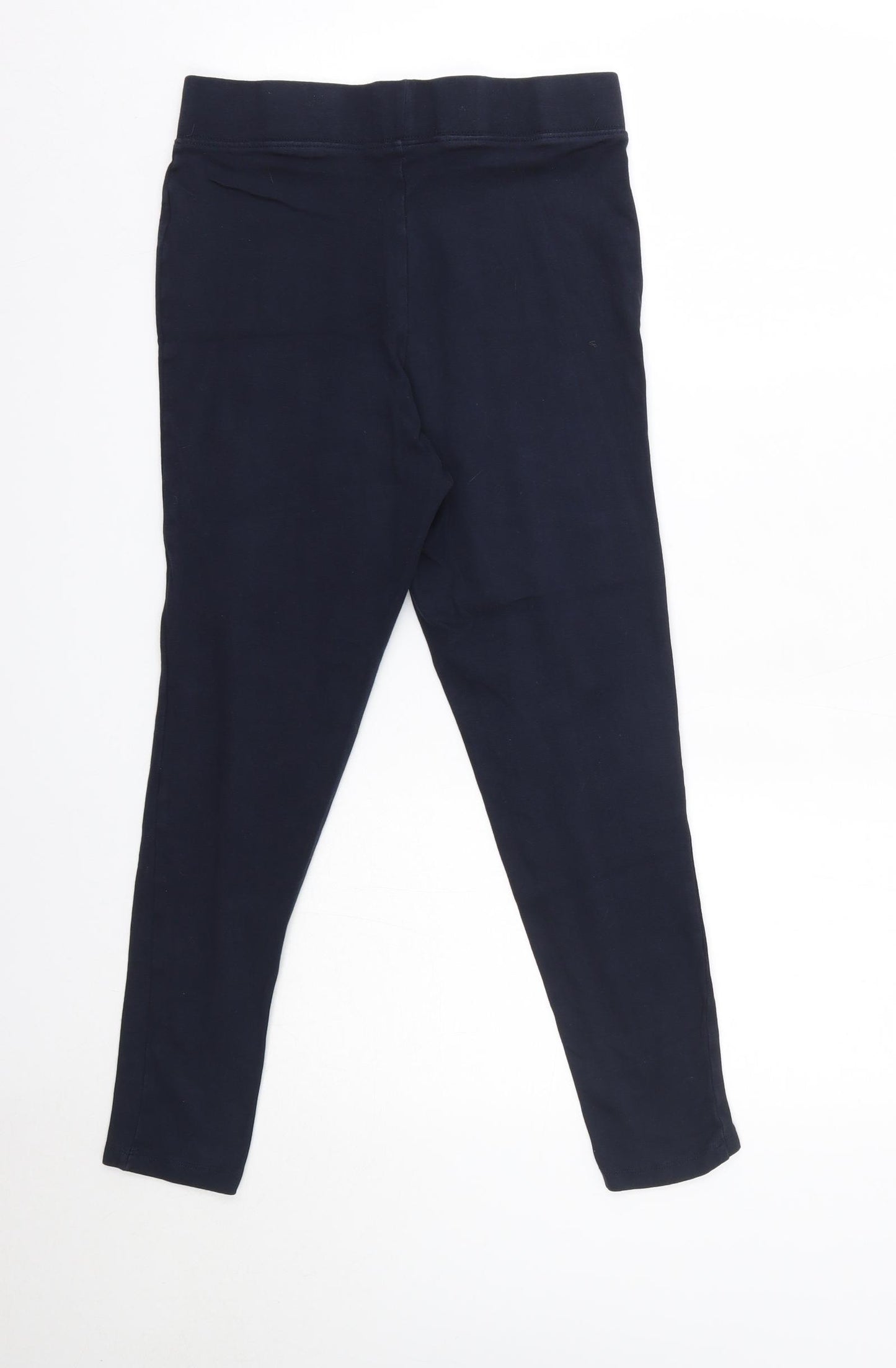 Bonmarché Womens Blue  Cotton Jogger Leggings Size 12 L24 in