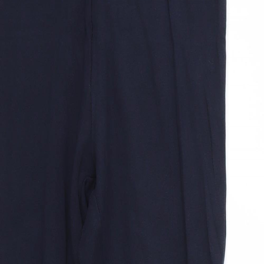 Bonmarché Womens Blue  Cotton Jogger Leggings Size 12 L24 in