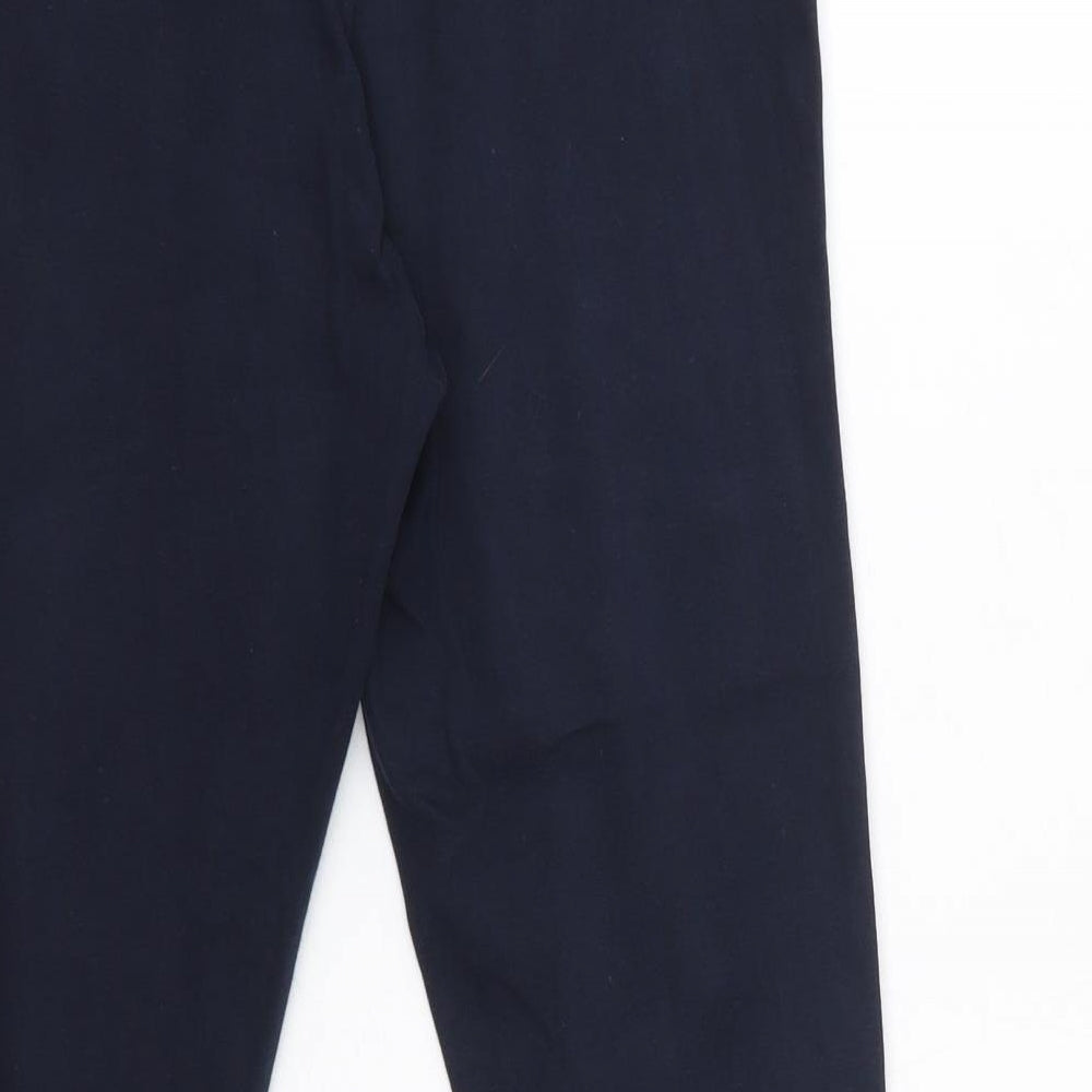 Bonmarché Womens Blue  Cotton Jogger Leggings Size 12 L24 in