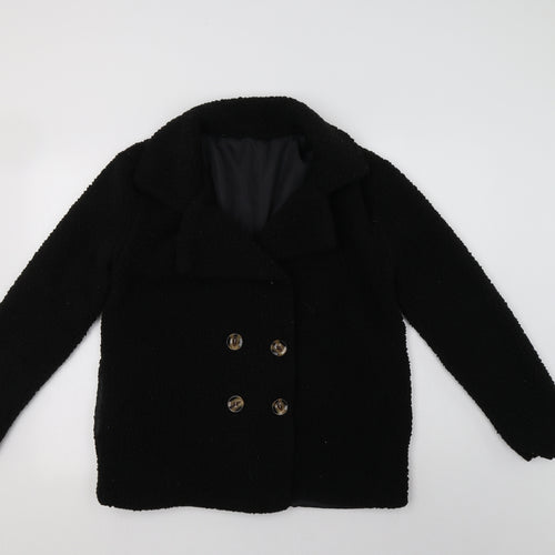 Preworn Womens Black   Jacket  Size M  Button