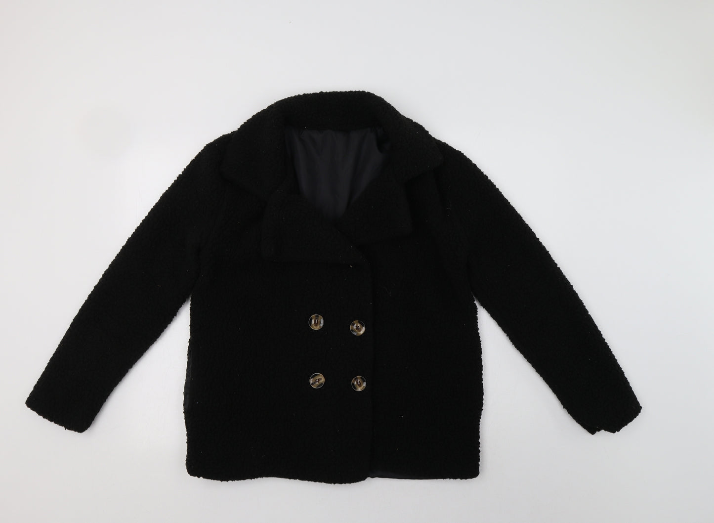 Preworn Womens Black   Jacket  Size M  Button
