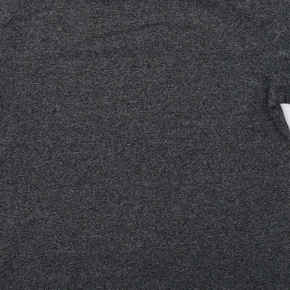 F&F Boys Grey  Cotton Basic T-Shirt Size 13-14 Years Crew Neck