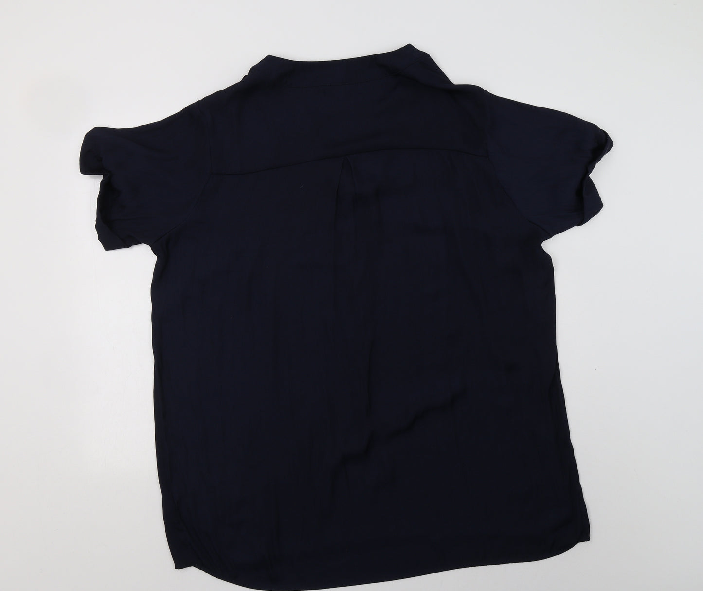 Anthology Womens Blue  Polyester Tunic Blouse Size 20 V-Neck
