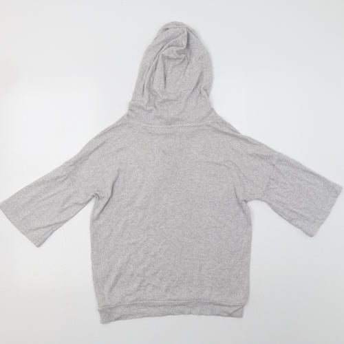 Primark Womens Grey  Viscose Pullover Hoodie Size S   - Amazing