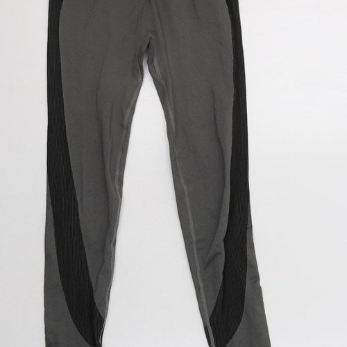 Soul & Courage Womens Grey  Nylon Compression Leggings Size S L26 in Regular