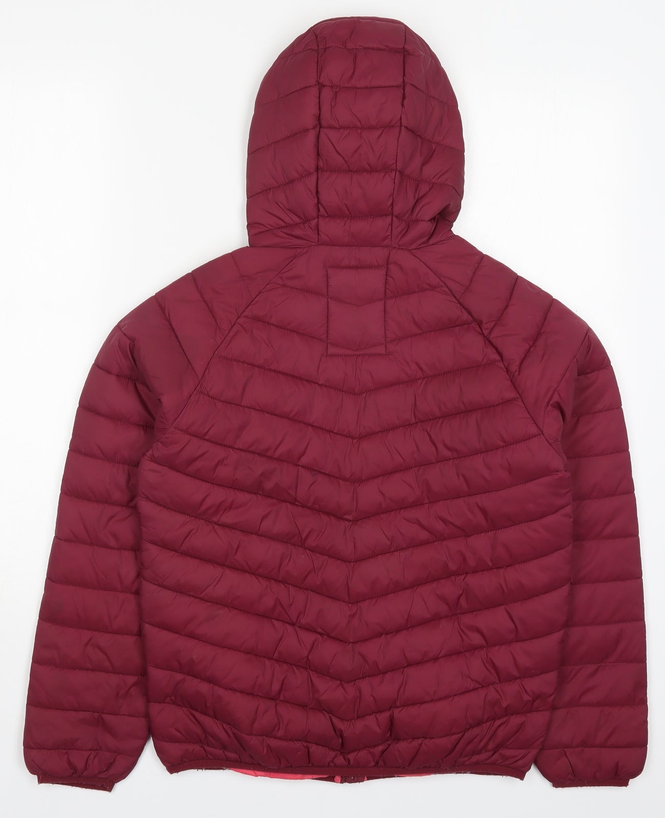 Marks and Spencer Girls Pink   Quilted Coat Size 12-13 Years  Zip