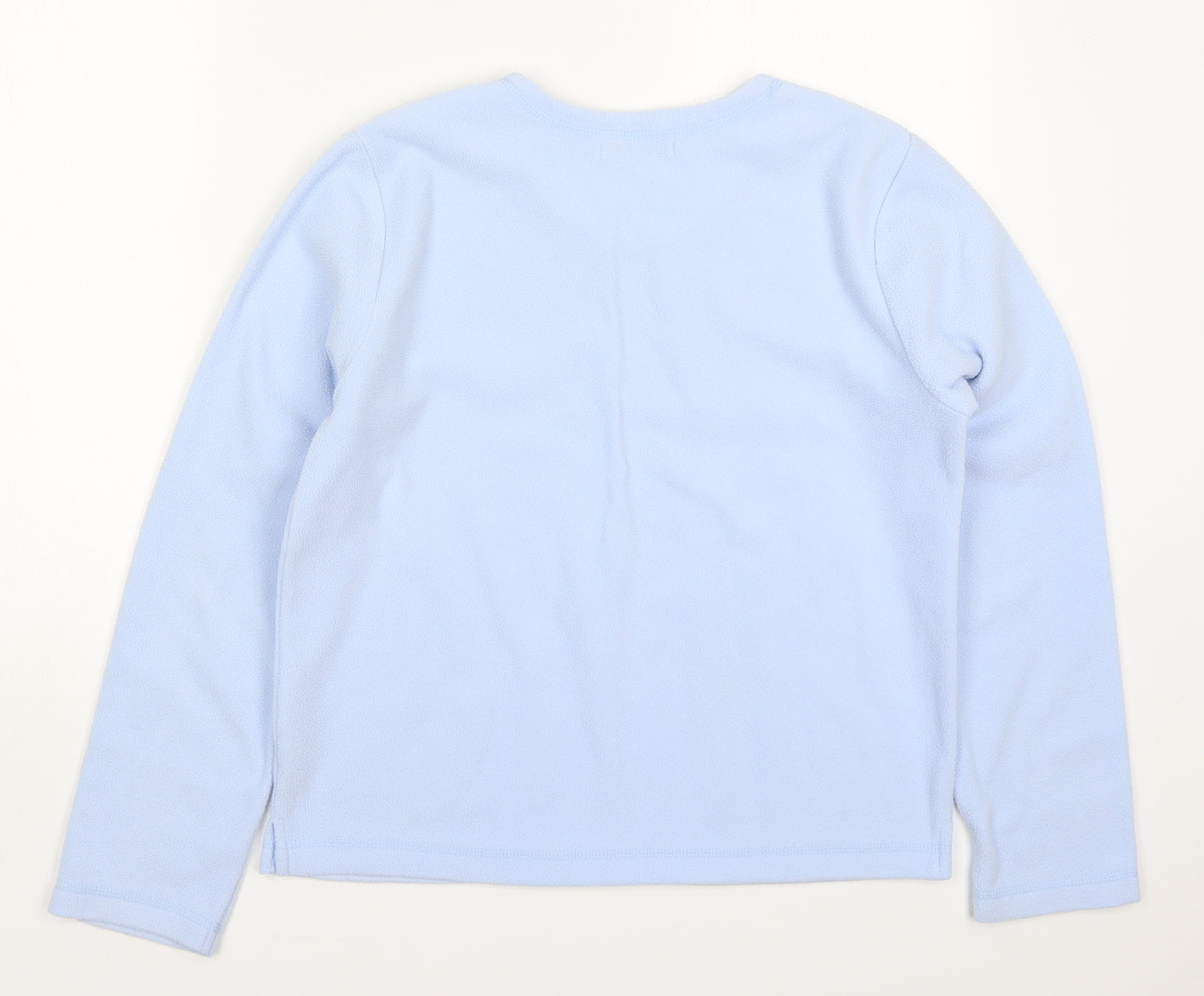 George Womens Blue Solid Polyester Top Pyjama Top Size 12