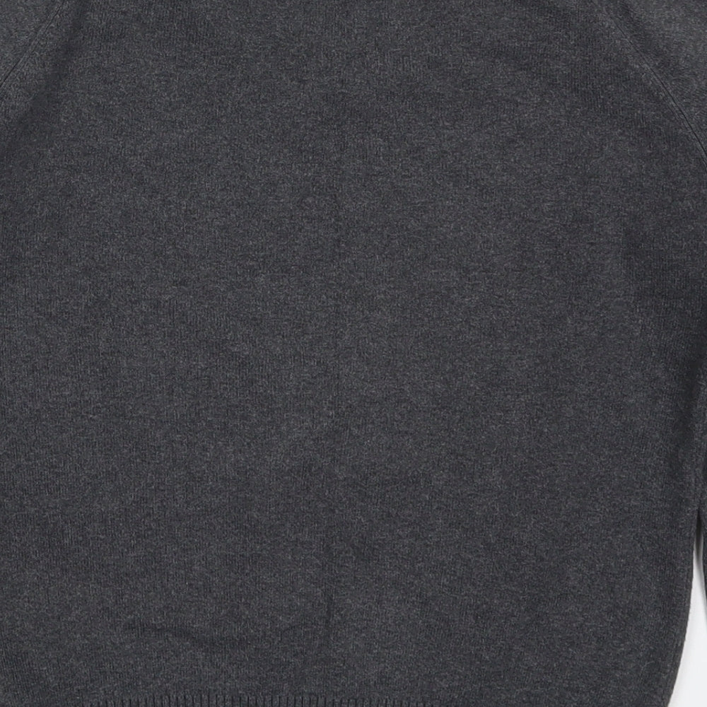 NEXT Boys Grey V-Neck  Cotton Pullover Jumper Size 9-10 Years  Pullover