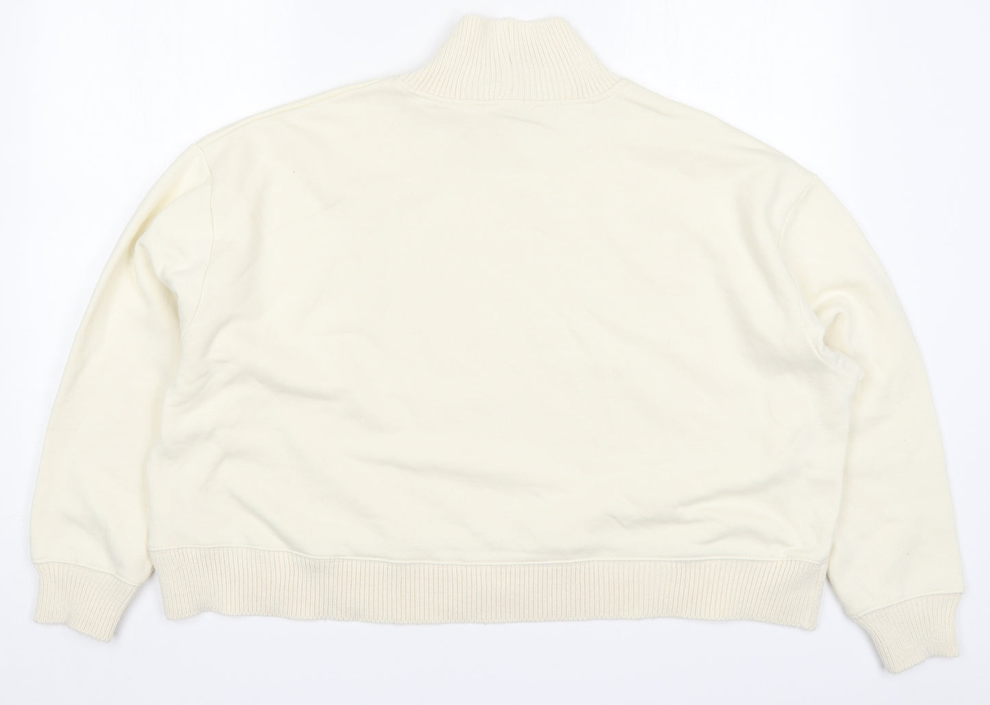 Primark Womens Beige  Cotton Pullover Sweatshirt Size 18  Pullover