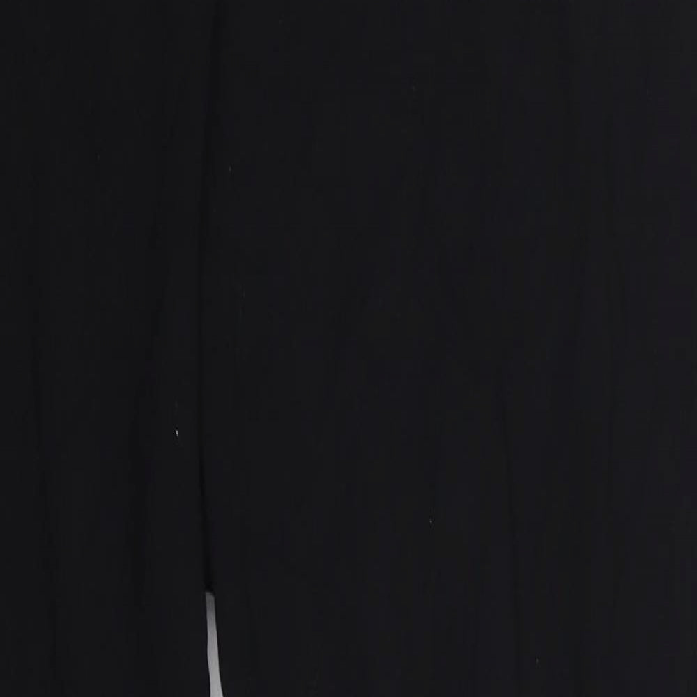 Marks and Spencer Womens Black  Viscose Carrot Leggings Size 16 L25.5 in   - Stirrup