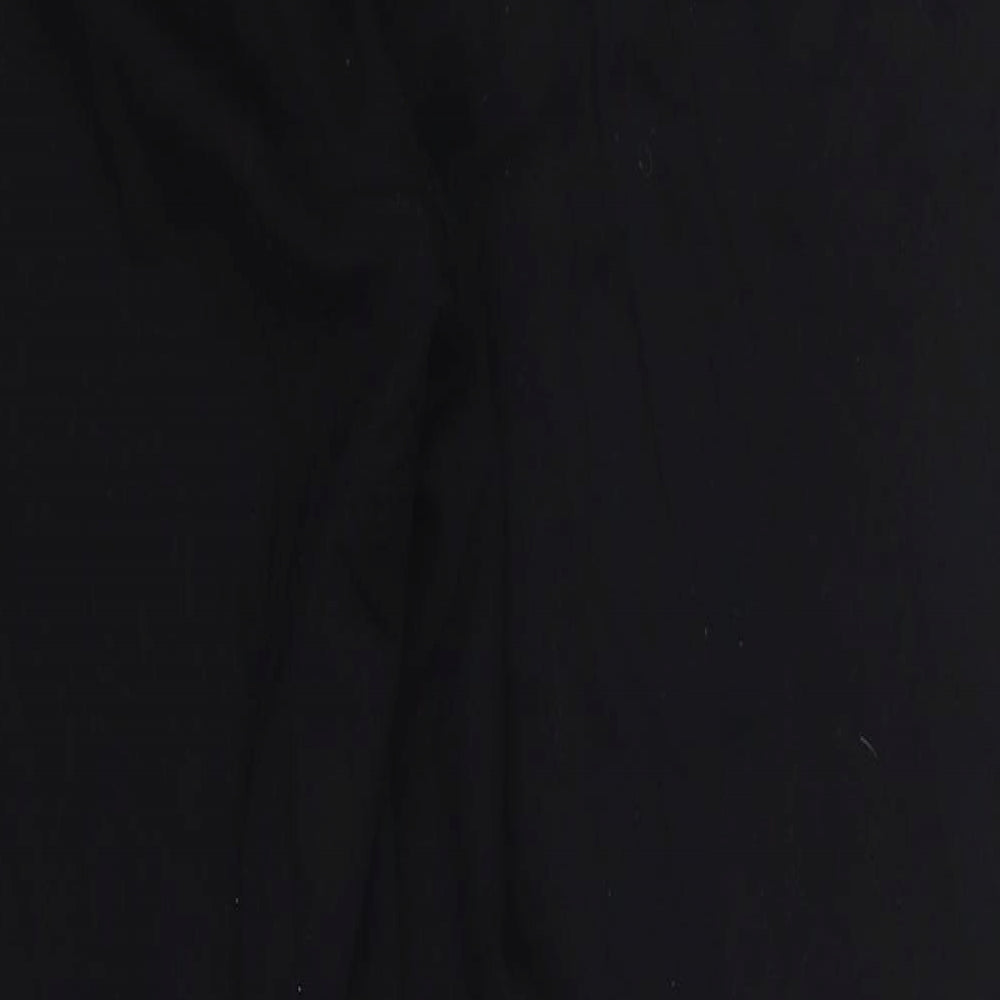 Marks and Spencer Womens Black  Viscose Carrot Leggings Size 16 L25.5 in   - Stirrup
