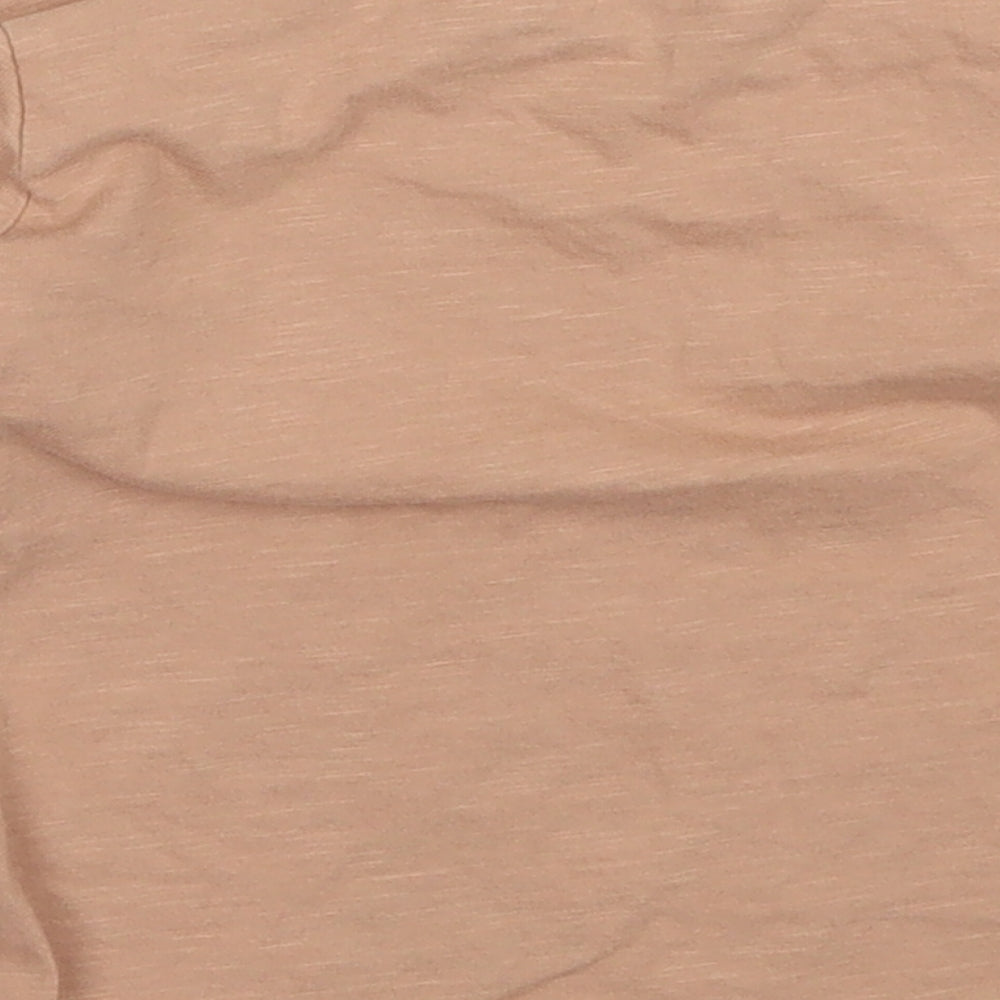 NEXT Baby Brown  Cotton Basic T-Shirt Size 9-12 Months Crew Neck Pullover - Bear Hedgehog Don't Forget to Stretch