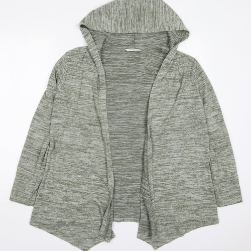 George Womens Green High Neck  Polyester Cardigan Jumper Size 8