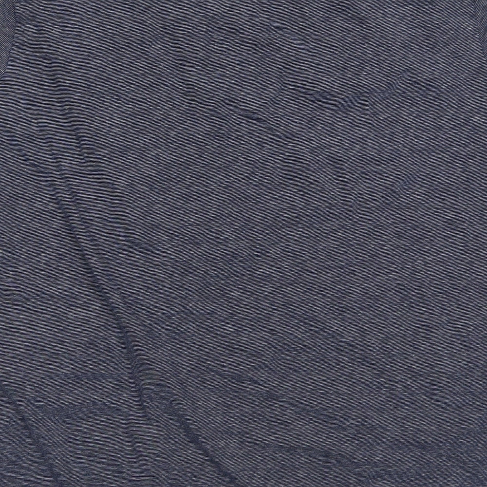 Superdry Mens Blue  Cotton  T-Shirt Size M V-Neck