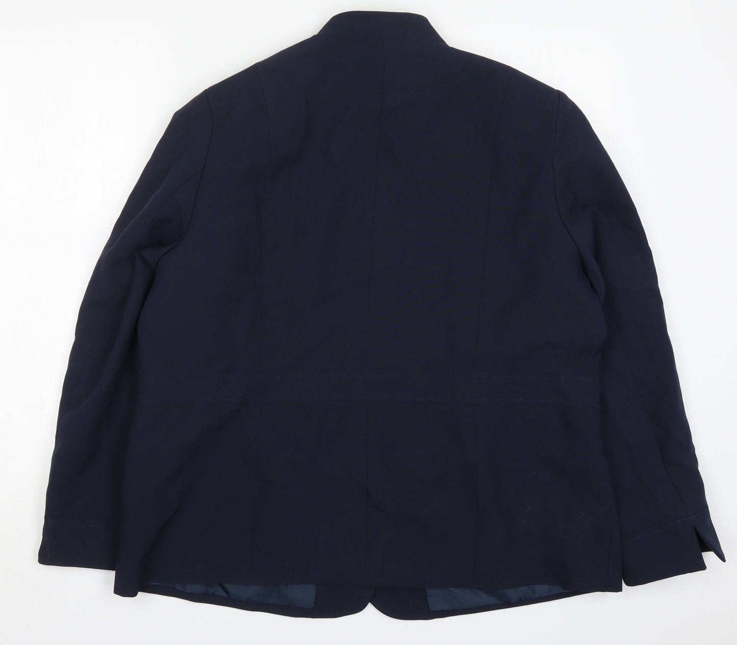 Wardrobe Womens Blue  Polyester Jacket Suit Jacket Size 20